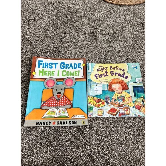 Set of two first books - First grade here I come and the night before first grad - Picture 1 of 7